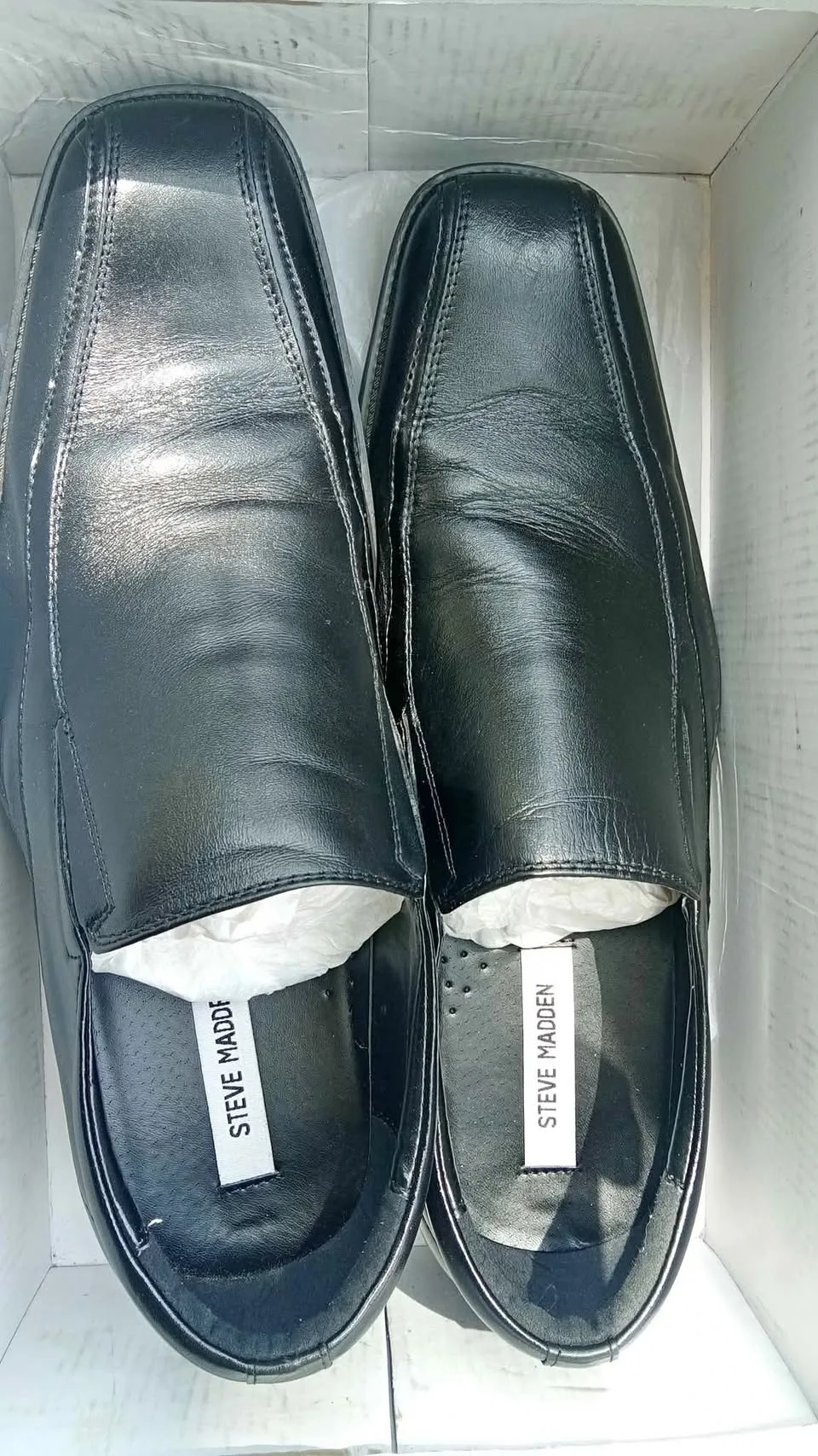 Steve Madden black dress shoes thumbnail