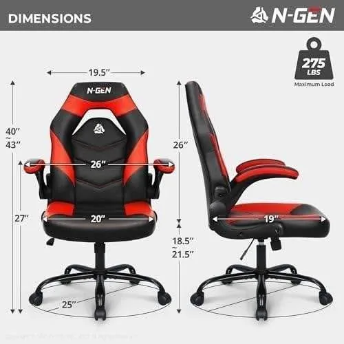 Brand New N-GEN Ergonomic Gaming Chair DD34109 image indicator(3)