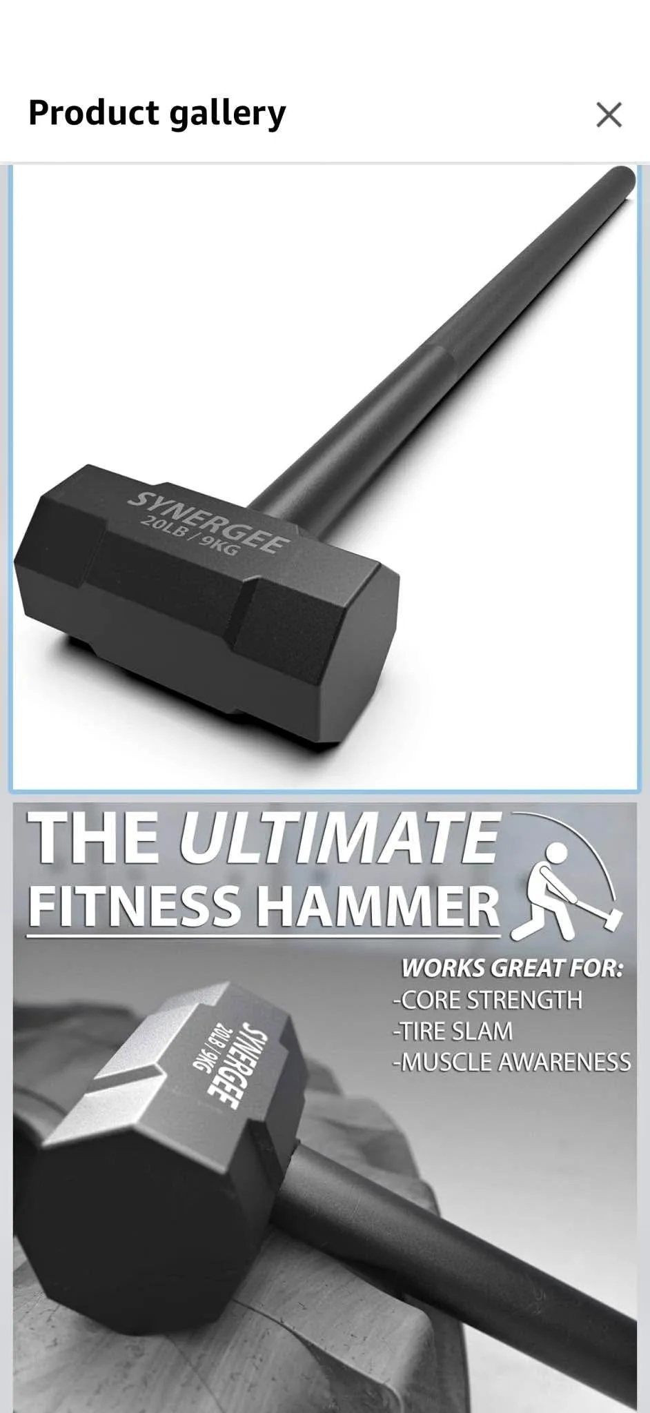 20lbs fitness hammer thumbnail