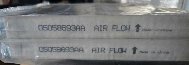 05058693AA cabin air filter thumbnail