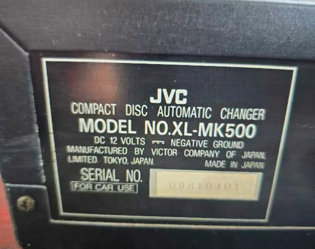 JVC KS-RX70 Receiver and 6 disc changer image indicator(5)