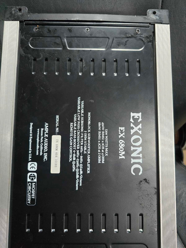 Exonic EX 680M Amplifier - photo 4