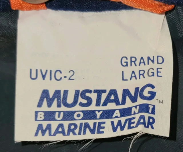 2 Mustang Buoyancy Marine Wear jackets. Medium and Large image indicator(4)