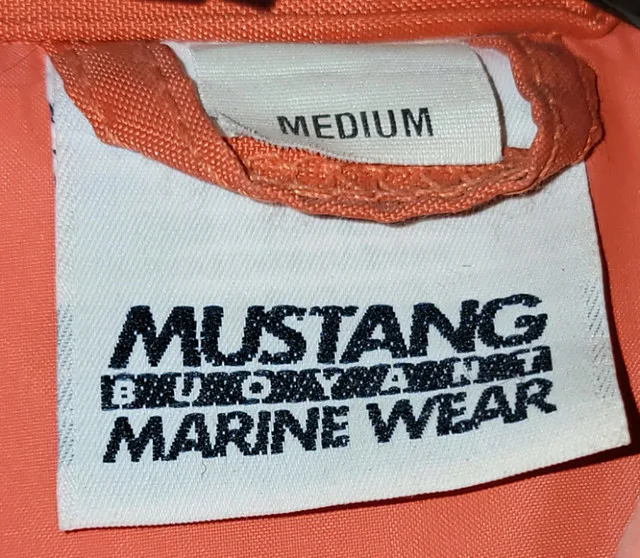 2 Mustang Buoyancy Marine Wear jackets. Medium and Large image indicator(5)
