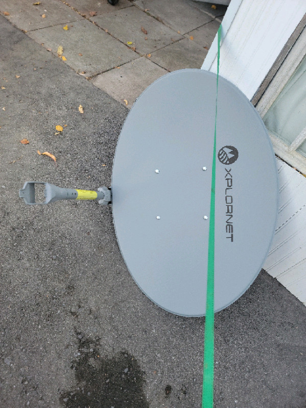 Explornet internet dish.