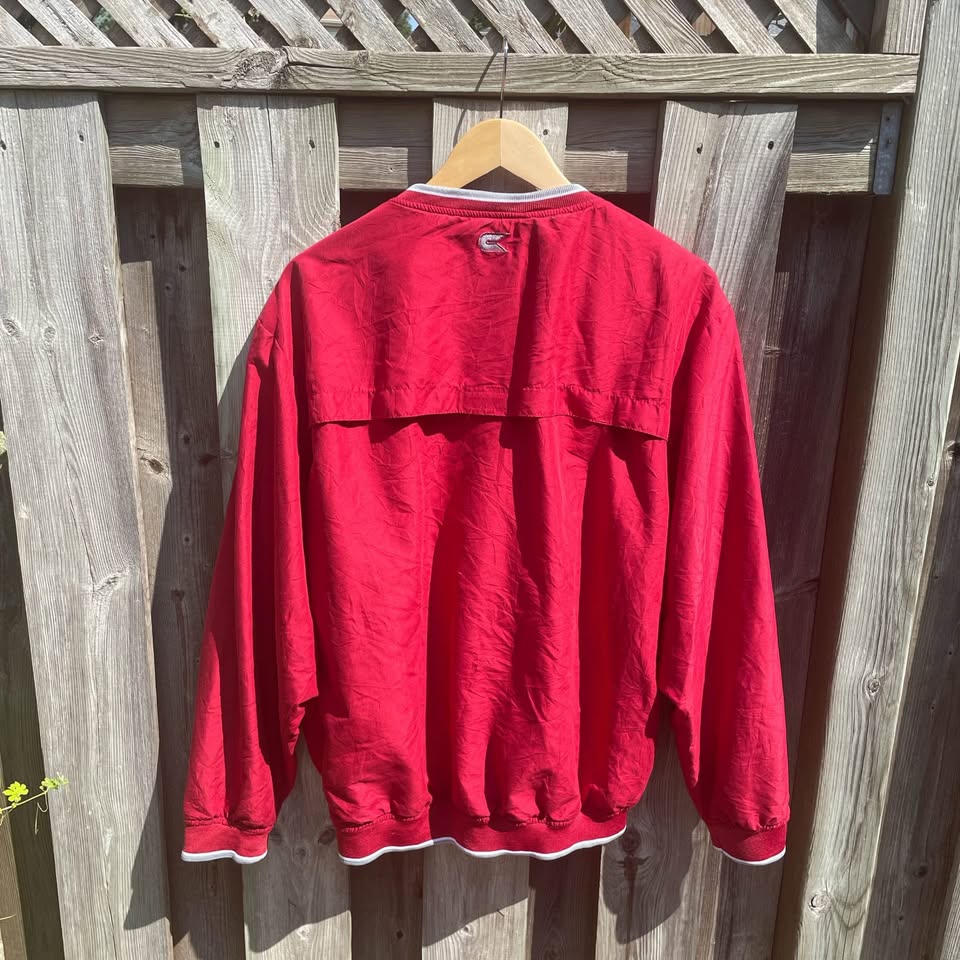 vintage red Alabama crimson tide pullover windbreaker - photo 2
