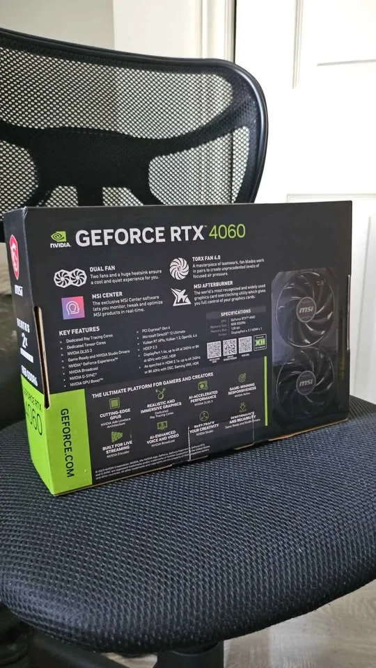 POSSIBLY DEFECTIVE | MSI RTX 4060 8GB image indicator(3)