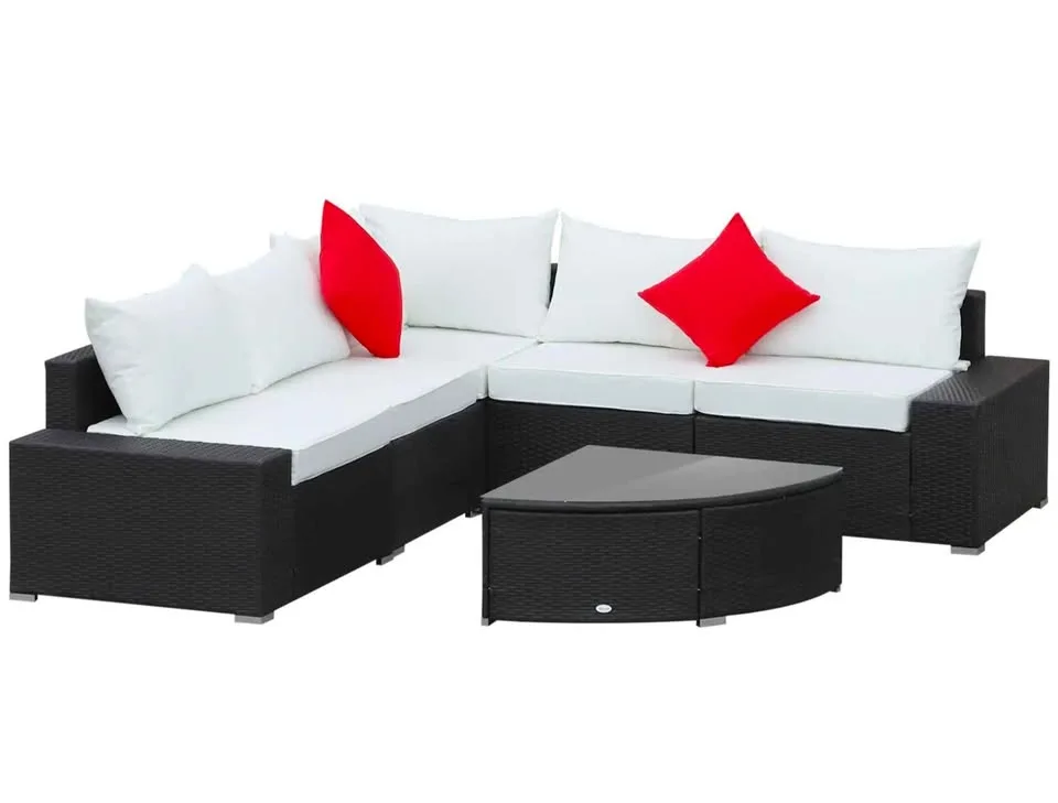 Brand new 6pc patio sectional set. Assembled. Off season sale image indicator(3)