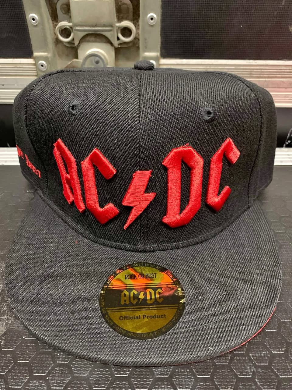 Official AC/DC IN ROCK WE TRUST tour merch hat