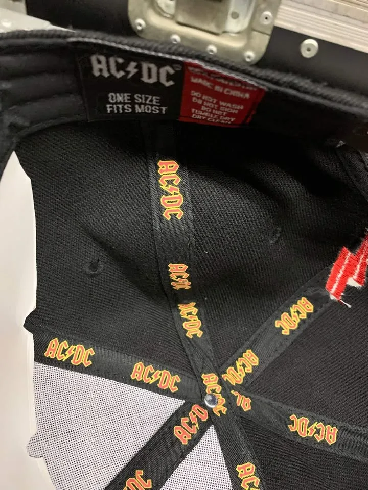 Official AC/DC IN ROCK WE TRUST tour merch hat image indicator(4)
