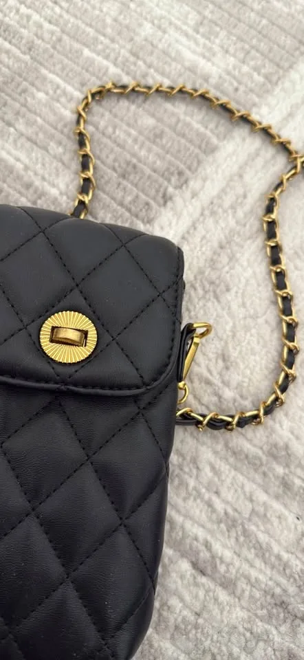 Women Quilted Square Flap Shoulder Bag image indicator(2)