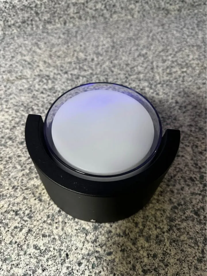 Black Led Round Indoor/Outdoor  Wall Light image indicator(2)