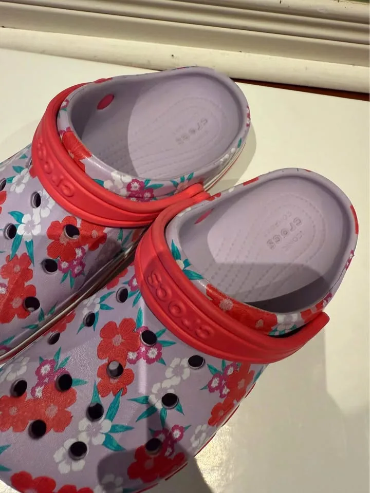 Crocs BAYABAND PRINTED CLOG size J3 image indicator(2)