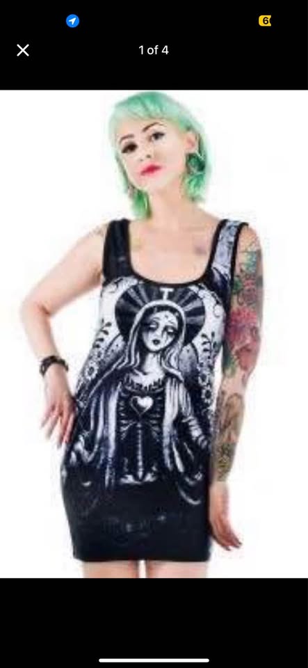 Like New! Large Too Fast Spandex Mini Dress/Tunic Top - photo 4