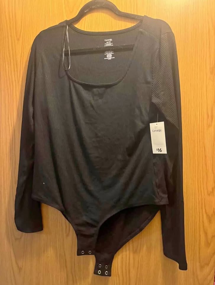 NEW WITH TAGS! XL Black Body Suit
