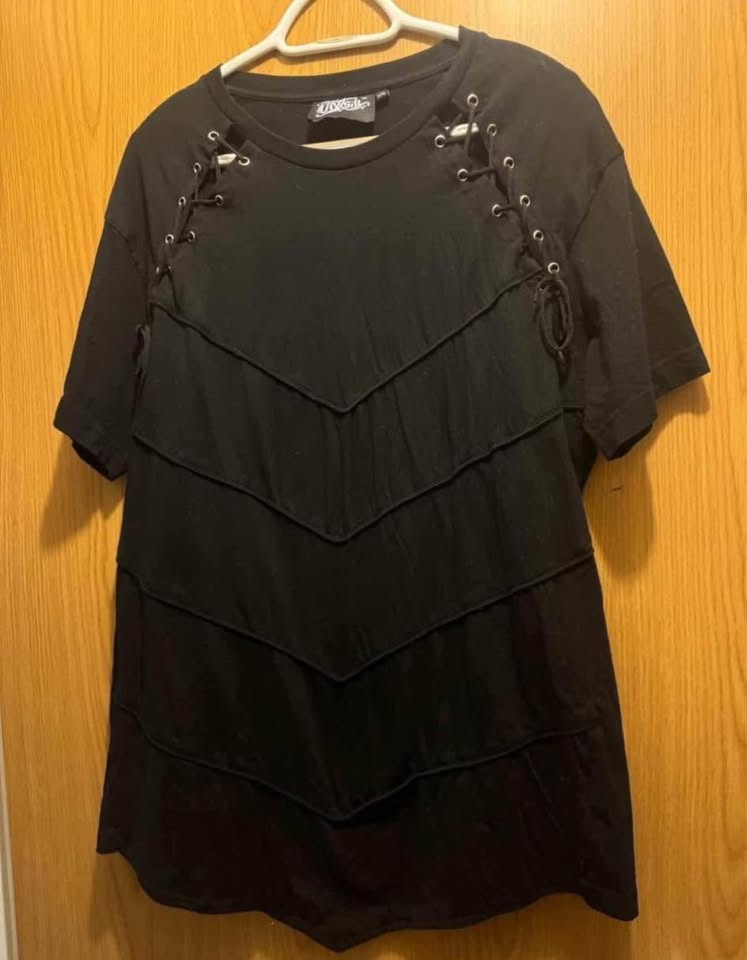 XXL Unisex Black Goth Style Tshirt - photo 2