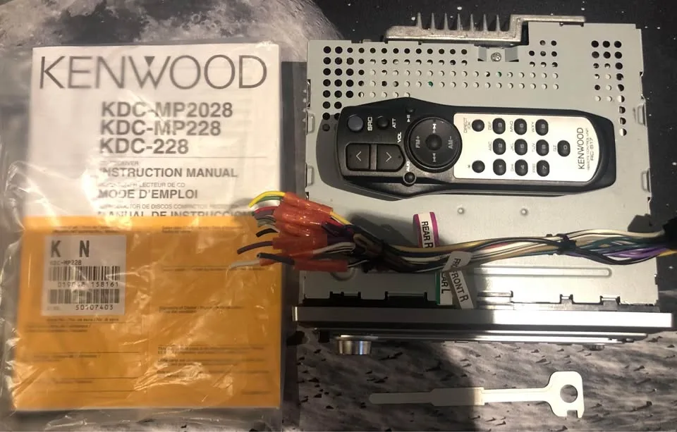 Kenwood KDC-MP228 CD player MP3 Sirius radio WMA 50WX4 image indicator(3)