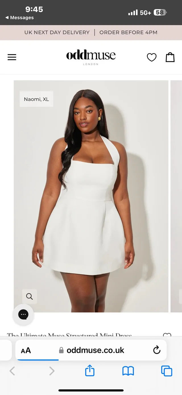 White oddmuse Dress thumbnail