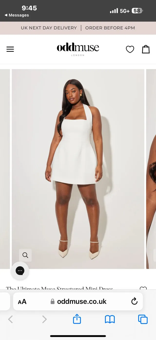 White oddmuse Dress image indicator(2)