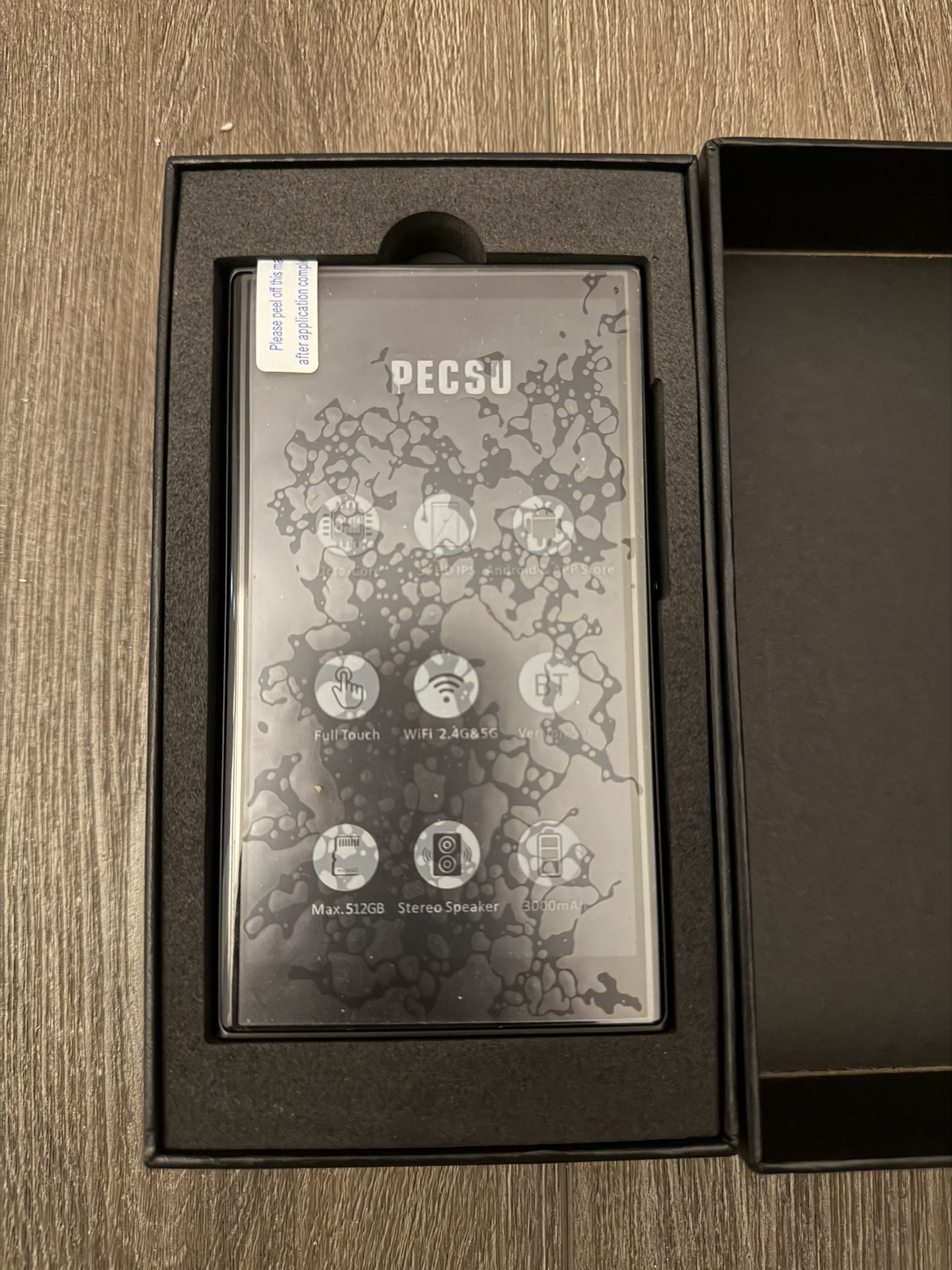 NEW Pecsu MP3 Player Touch Screen 64GB