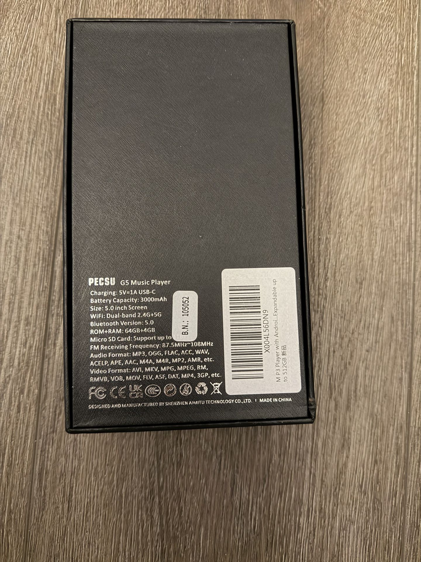 NEW Pecsu MP3 Player Touch Screen 64GB - photo 4