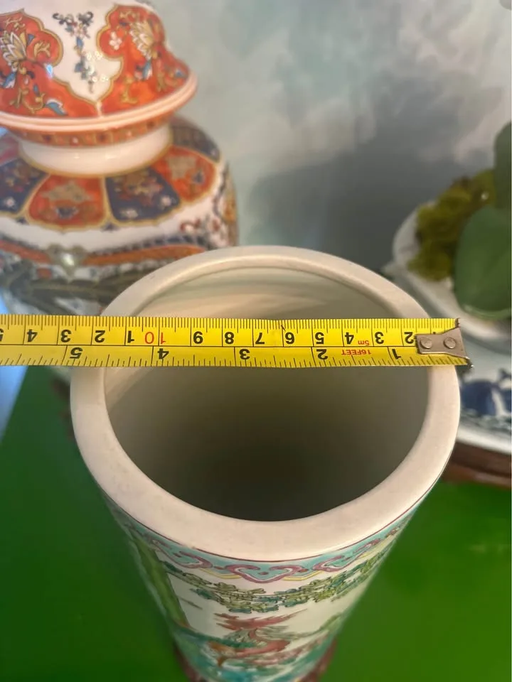 Large Scroll Vase. China. Early 20th century, Birds & Cherry image indicator(4)