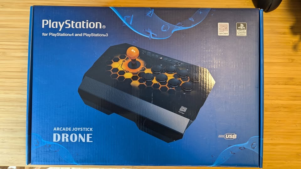 Qanba Arcade Joystick (Fight Stick) Drone PS5/4/3/PC