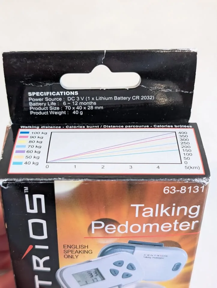 Centrios Talking Pedometer image indicator(2)