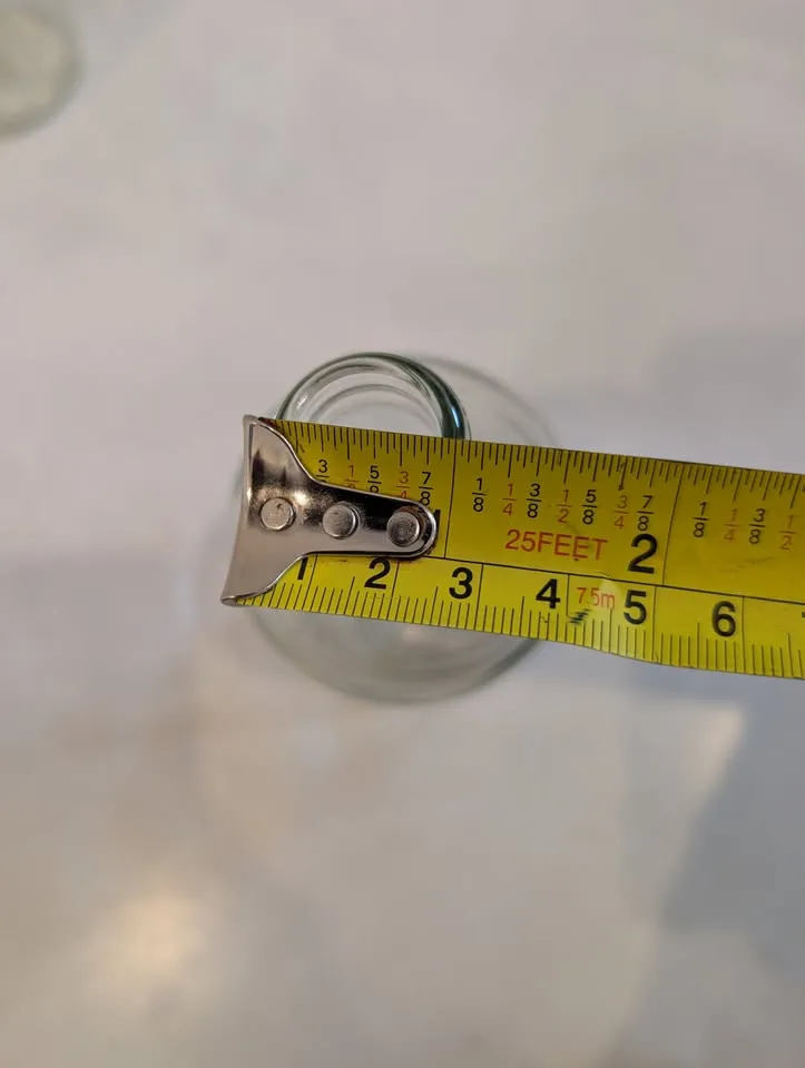 Two smaller clear glass vases image indicator(3)