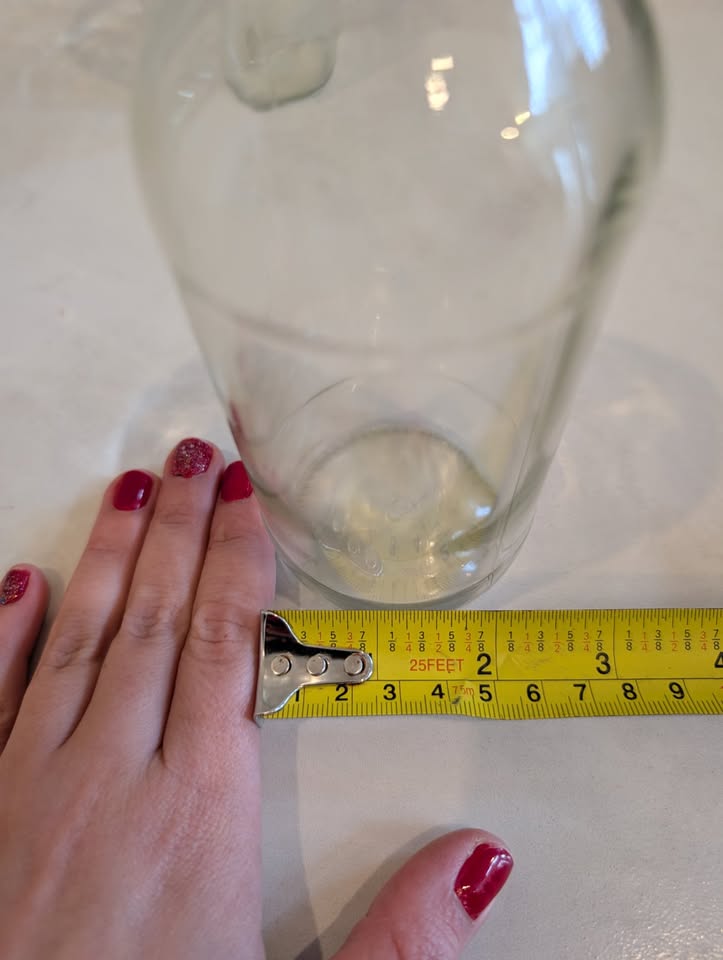 Two smaller clear glass vases - photo 4