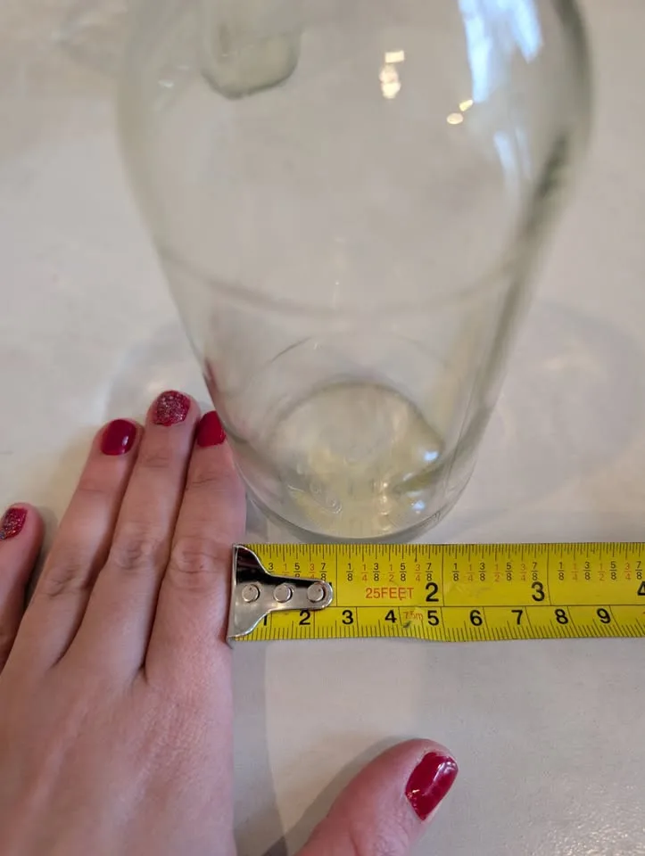 Two smaller clear glass vases image indicator(4)