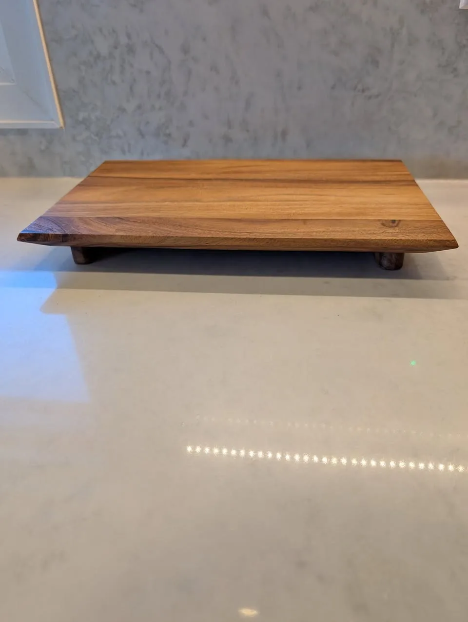 Love Wood Wooden Houseware Footed Acacia Wood Decorative Board thumbnail