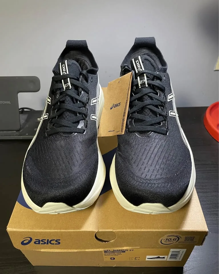 Men’s Asics Gel-Nimbus 27 Black / Lake Grey (US 9, Euro 42.5) image indicator(3)