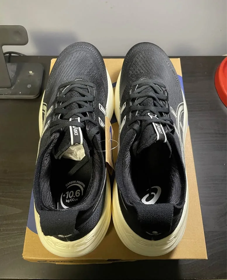 Men’s Asics Gel-Nimbus 27 Black / Lake Grey (US 9, Euro 42.5) image indicator(7)