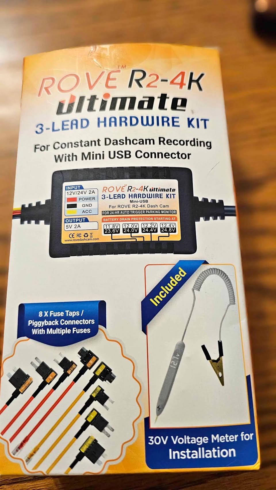 HARDWIRE KIT FOR DASHCAM INSTALLATION