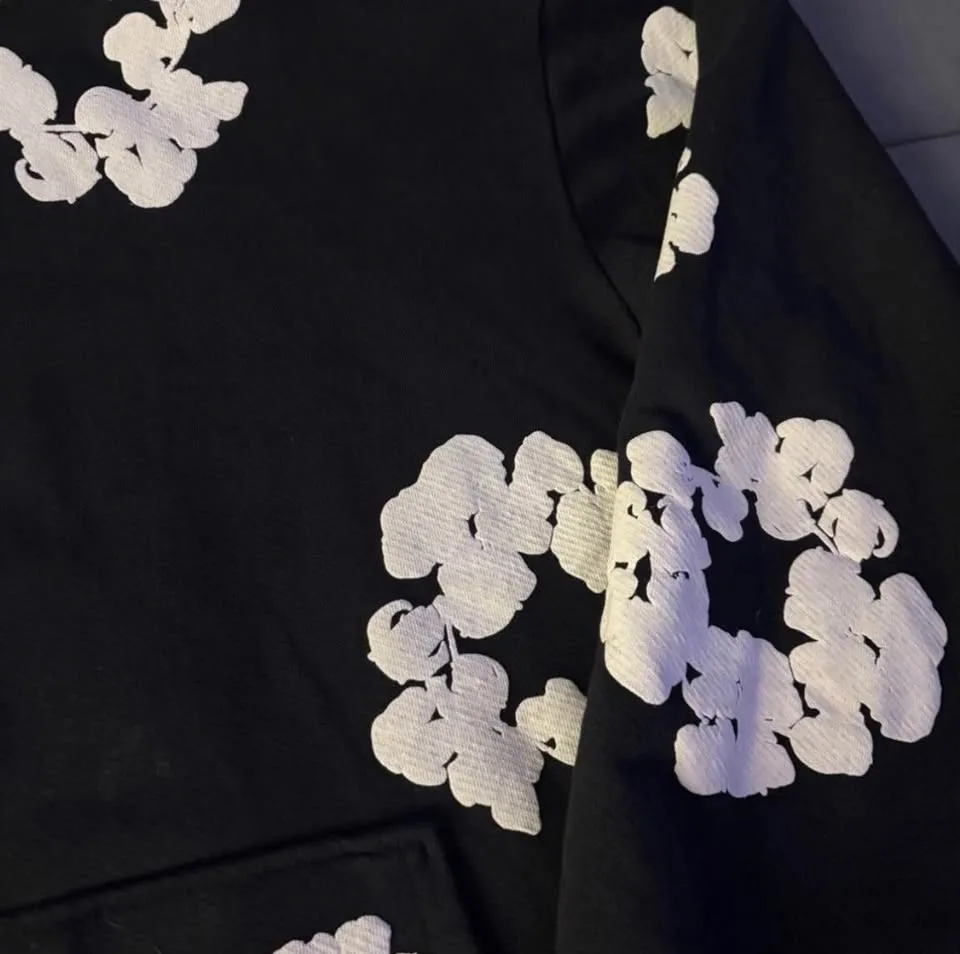 Denim Tears The Cotton Wreath 'Black' Size Men's Medium image indicator(3)