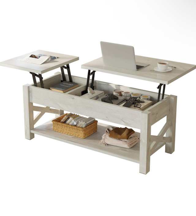 Elegant Light Wood Coffee Table – Modern & Sturdy Design