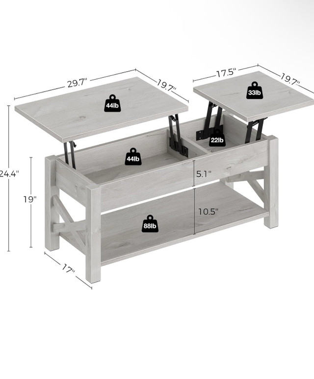 Elegant Light Wood Coffee Table – Modern & Sturdy Design - photo 4