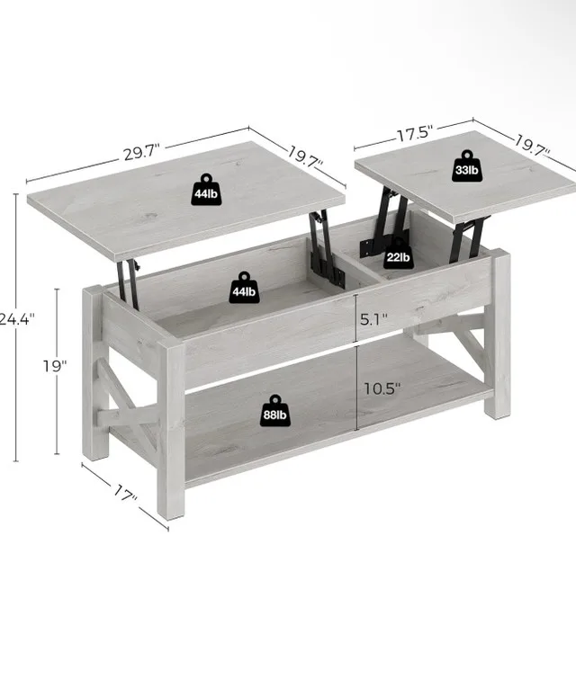Elegant Light Wood Coffee Table – Modern & Sturdy Design image indicator(4)