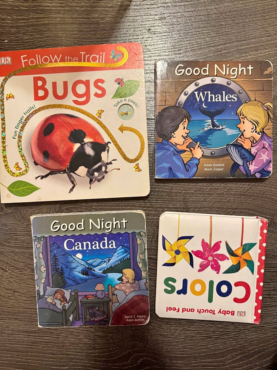 Lot of 4 Baby & Toddler Board Books – DK & Good Night Series