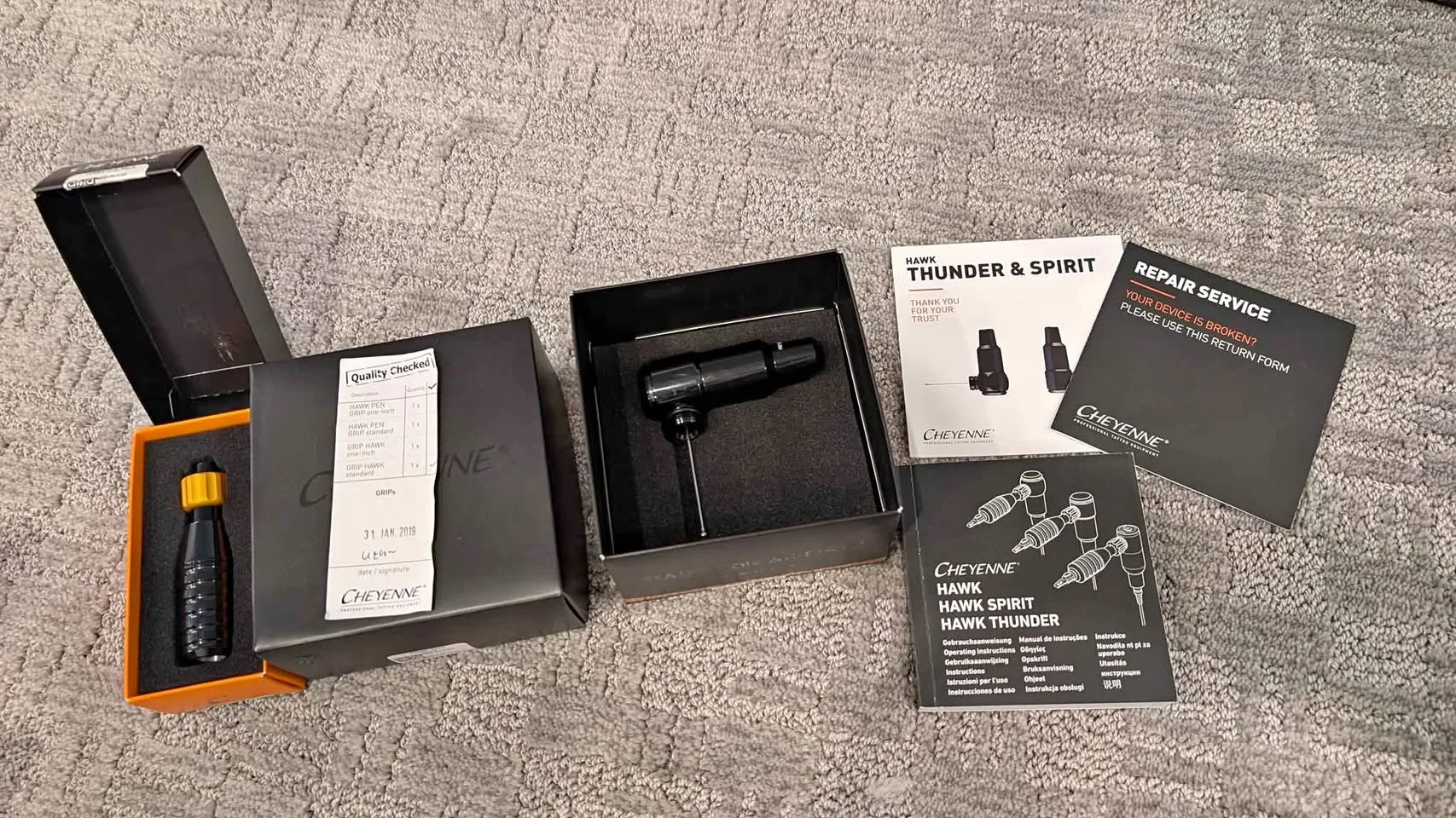 Cheyenne Hawk Spirit Tattoo Machine