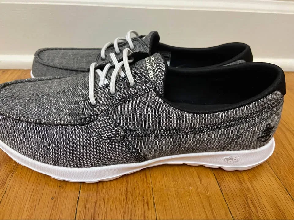Women's Skechers GOwalk Lite Isla Boat Shoes, size 8.5, New! image indicator(3)