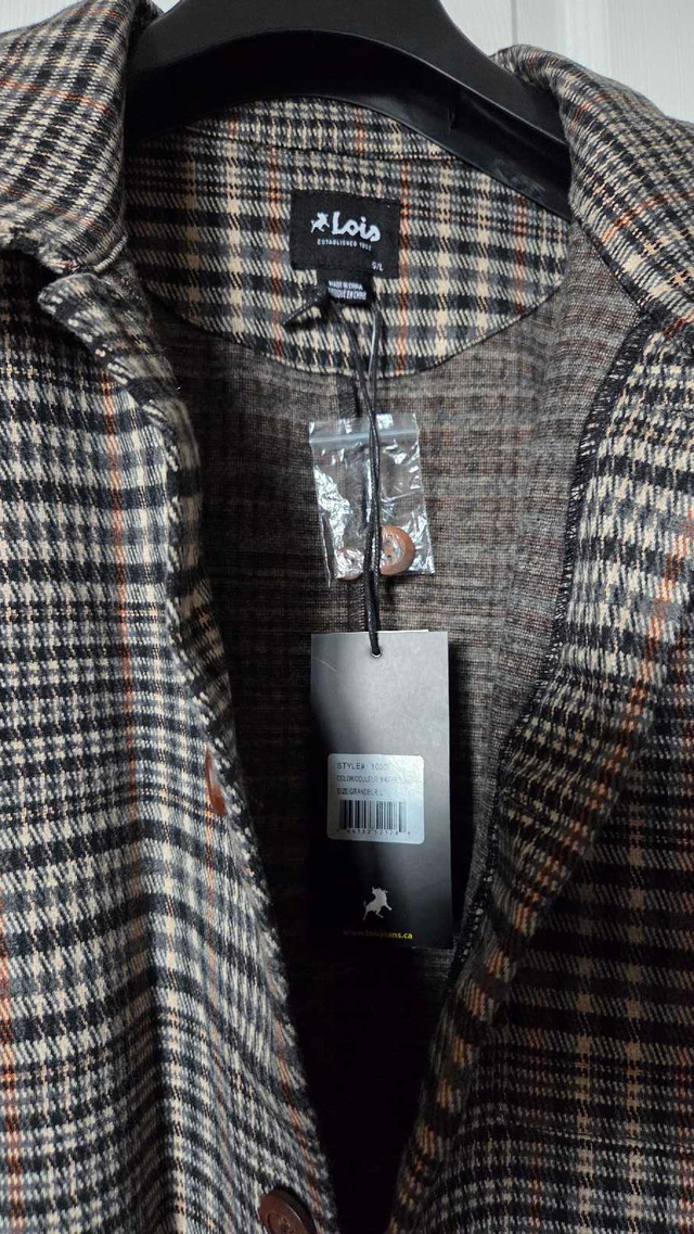 Authentic Lois Men's 4 button OVERSHIRT. Brand New!! Size M - photo 3