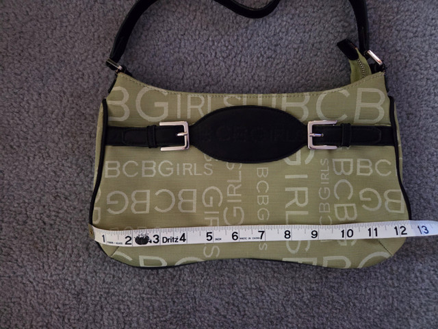 Authentic BCBG Girls Women Handbag/Purse. Green. Mint condition.