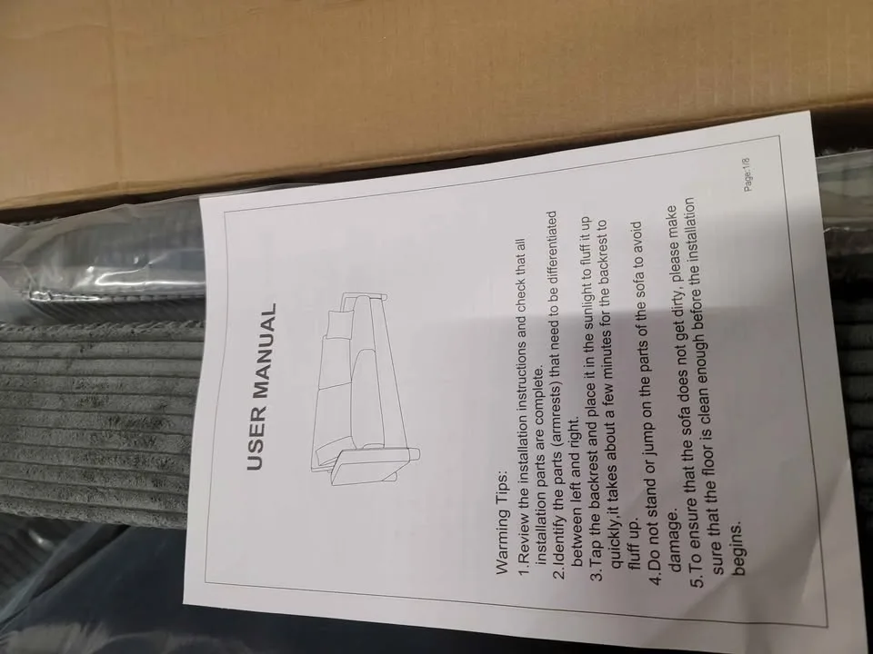 2-seater corduroy sofa image indicator(6)