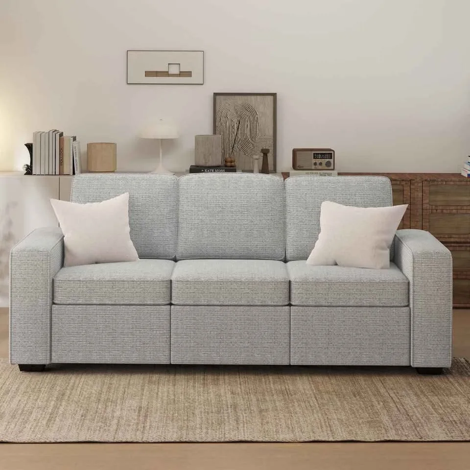 79" Upholstered Square Arm Sofa image indicator(2)