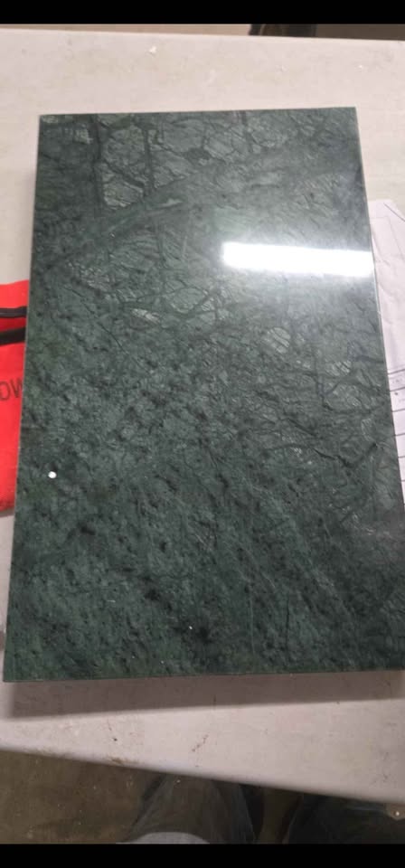 Marble C-Shaped Table with Metal Frame - 24" H - photo 4