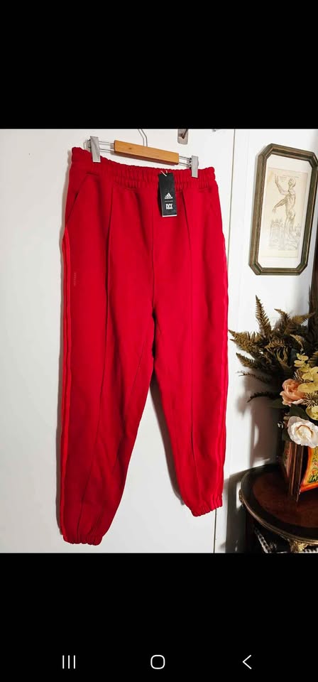Brand new Adidas X Ivy Park Red Unisex Sweatpants size Large - photo 3