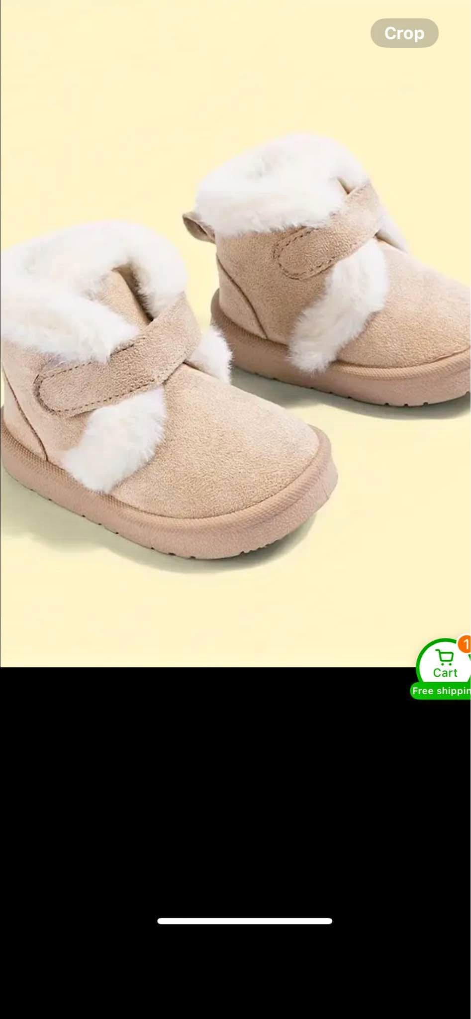 Girls' Winter Snow Boots with Plush