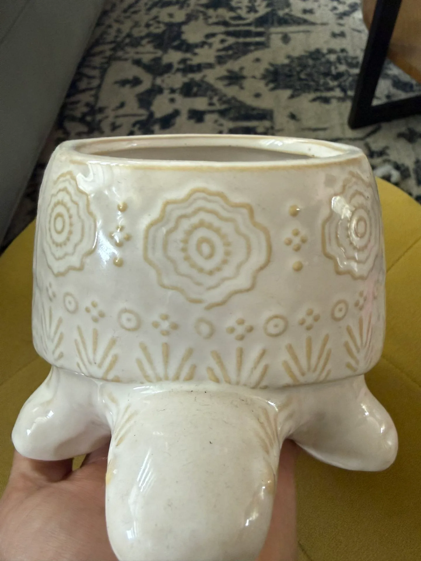 Porcelain Turtle Planter image indicator(4)